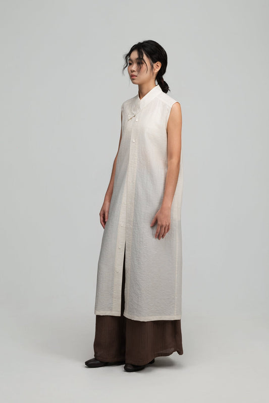 Han Collar Tank Dress (Beige) - BEV C multi label store