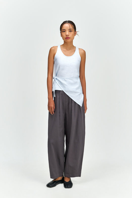 Waist Bandeu Tank Top (Blue) - BEV C multi label store
