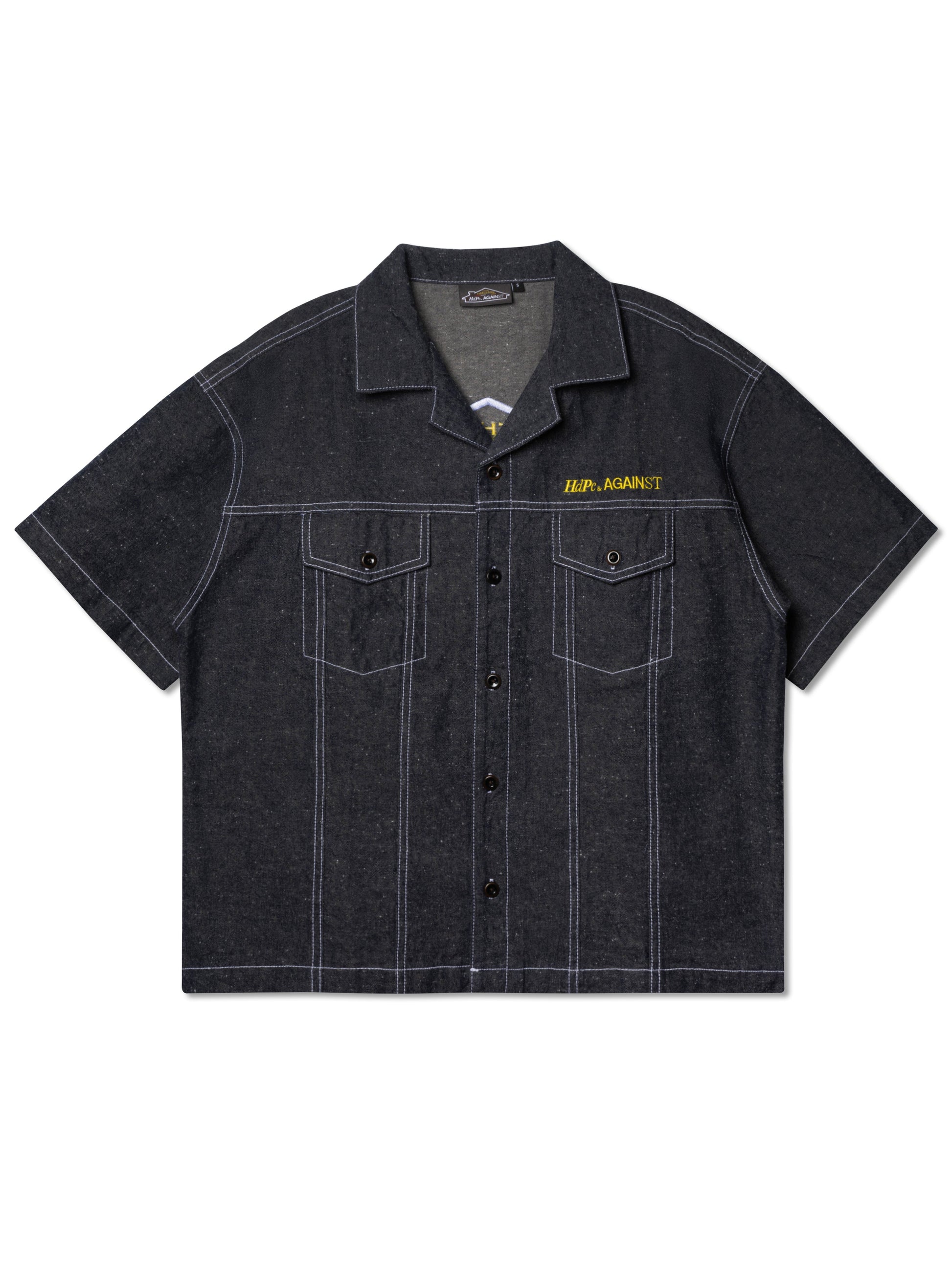 AGAINST X HDPC FABRICATOR SHIRT DENIM - BEV C multi label store