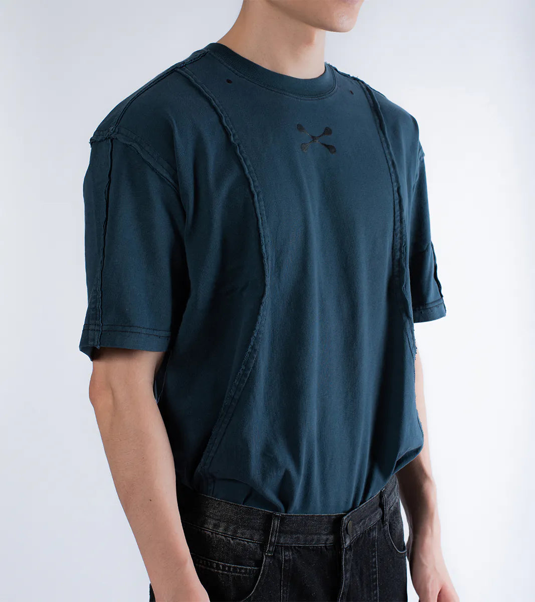 ARC S/S Tee - Washed Blue - BEV C multi label store