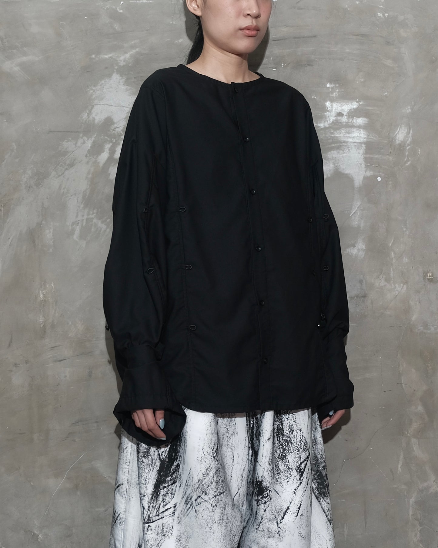 Puzzle Shirt in Black - BEV C multi label store
