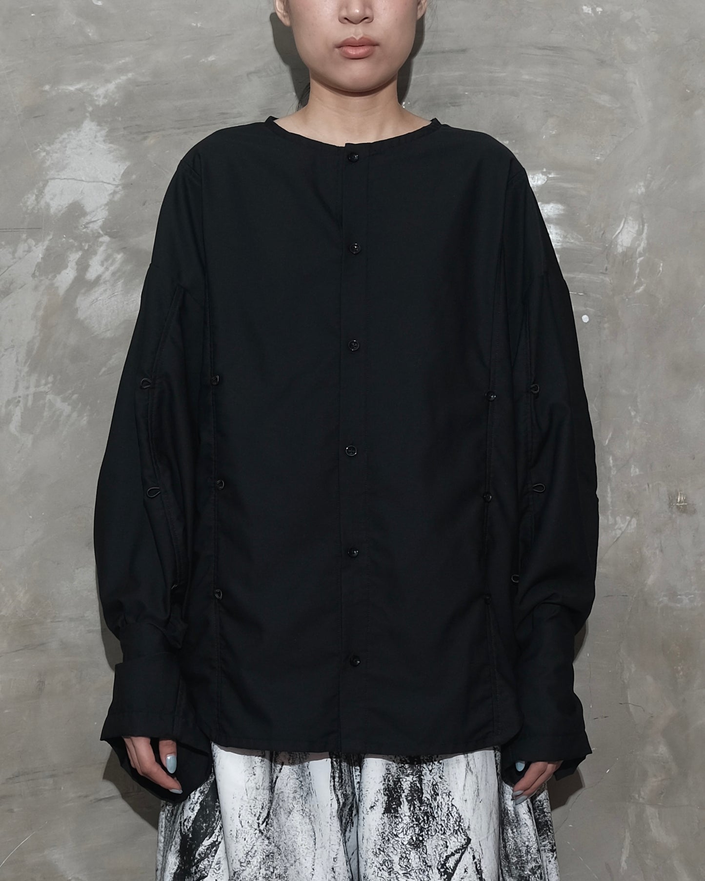 Puzzle Shirt in Black - BEV C multi label store