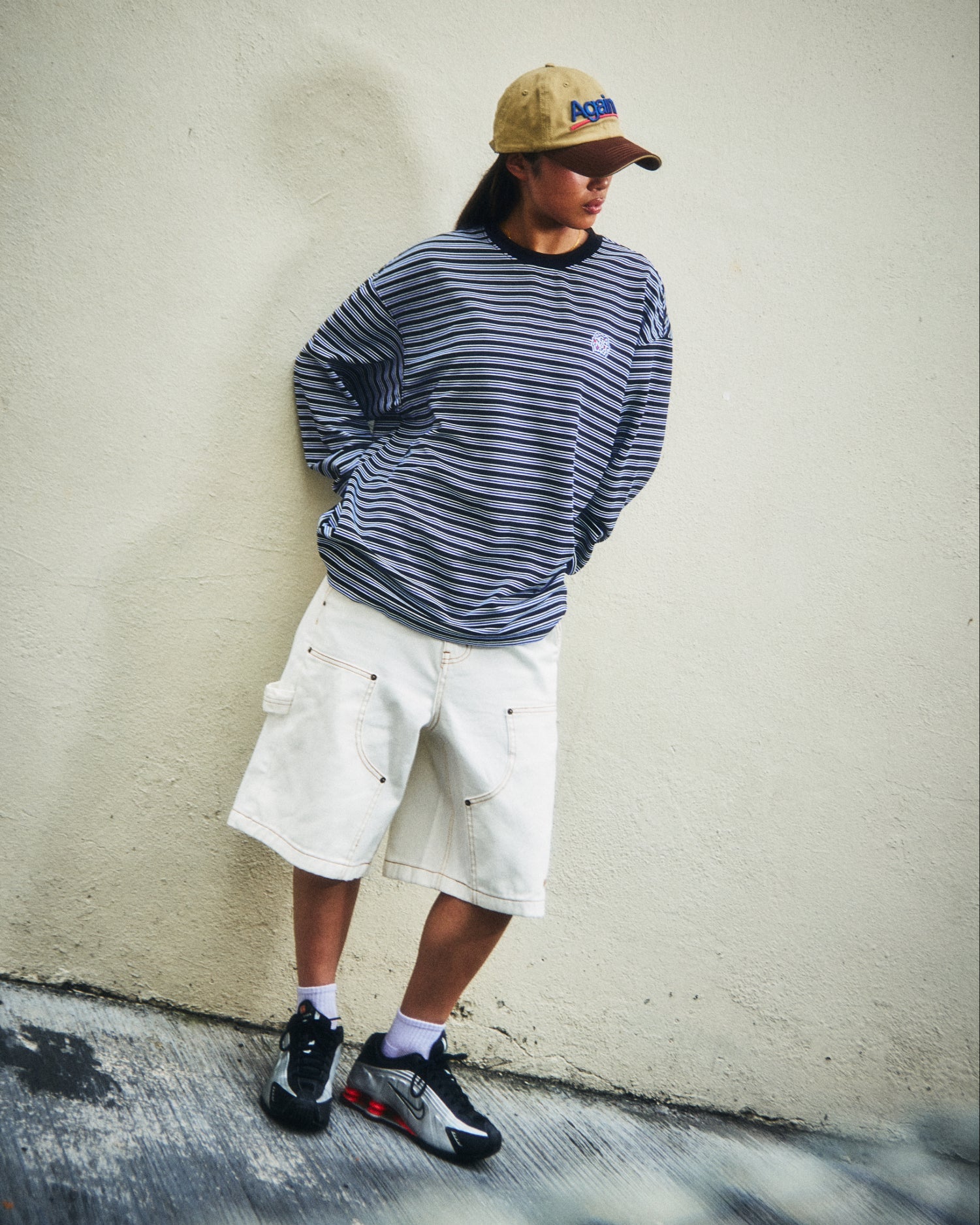 STRIPE LOUNGE TEE BLUE - BEV C multi label store