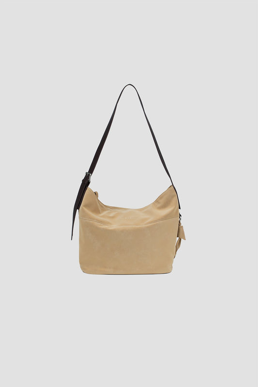 Small Soft Snow Leather Bag (Dune) - BEV C multi label store