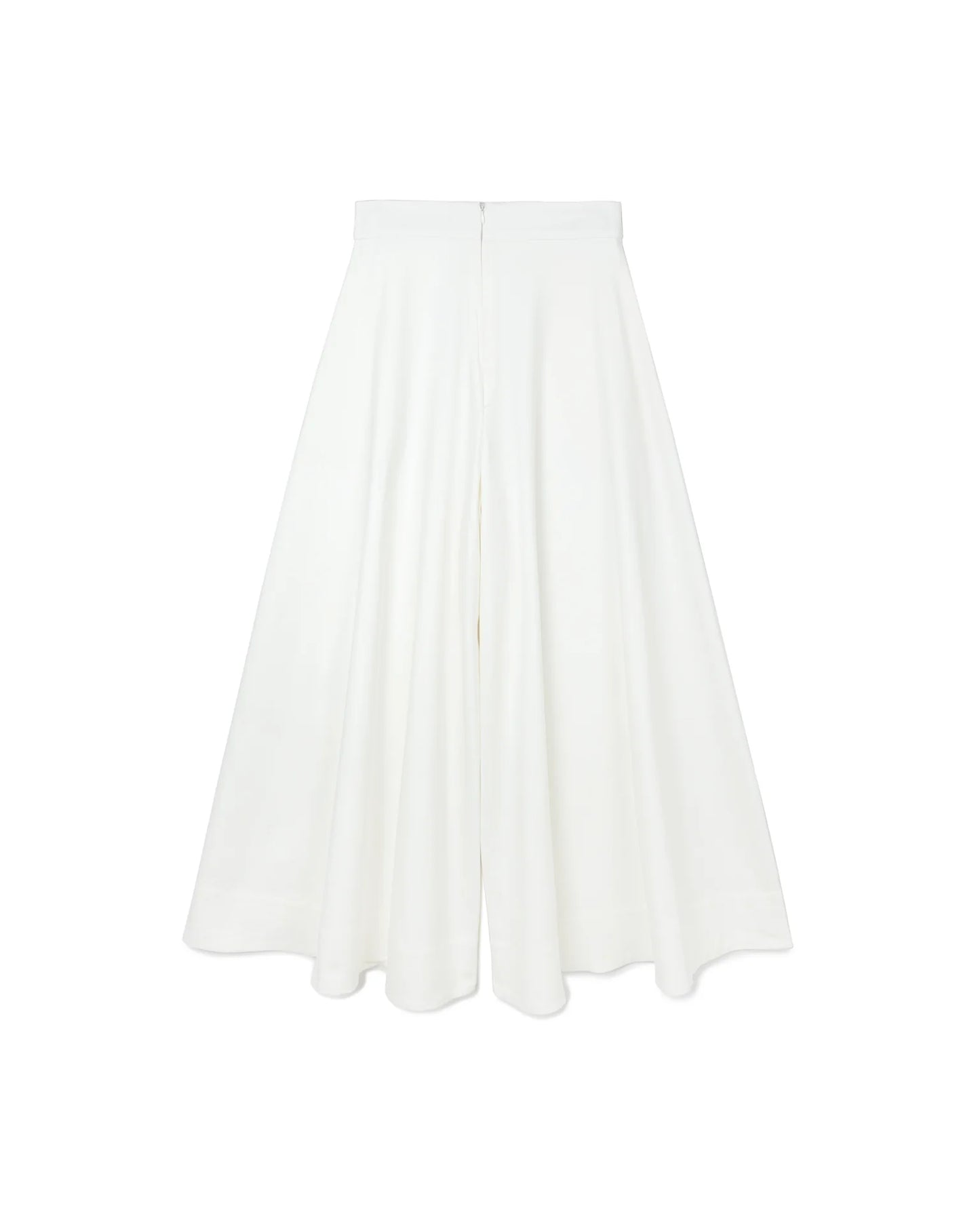 Wide Flare Trousers (White) - BEV C multi label store