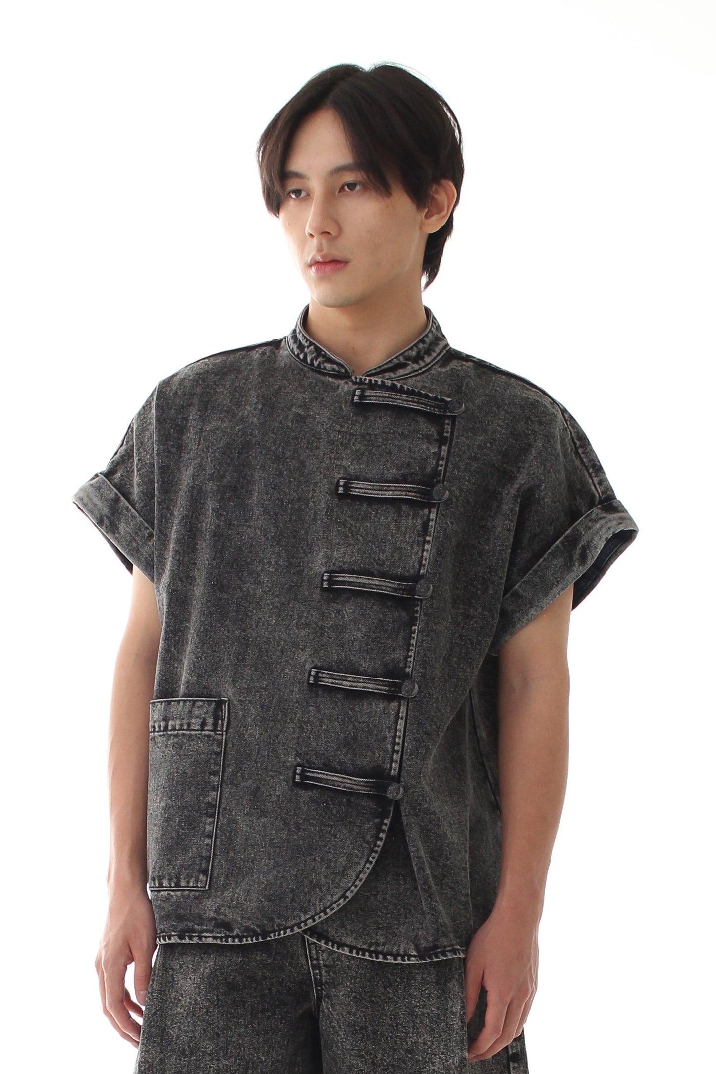 Eclipse Vest - Washed Grey - BEV C multi label store
