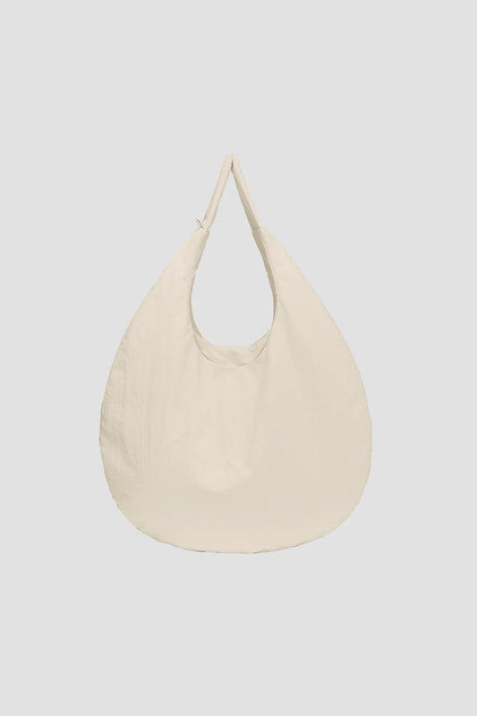 Large Egg Nylon Tote (Off White) - BEV C multi label store