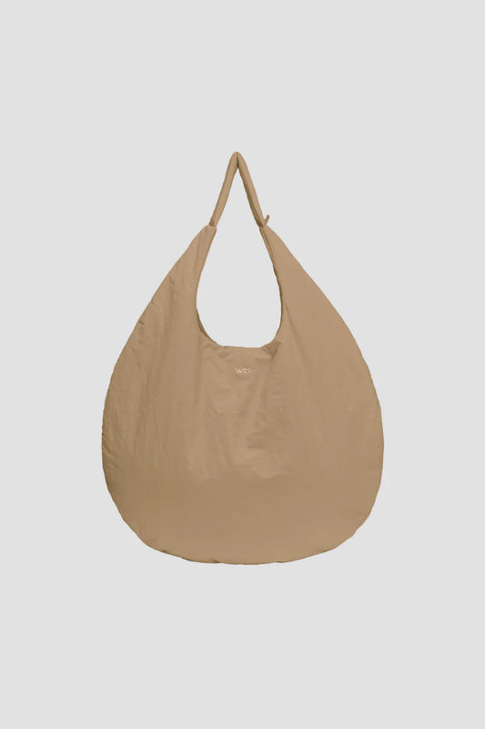 Large Egg Nylon Tote (Sand) - BEV C multi label store