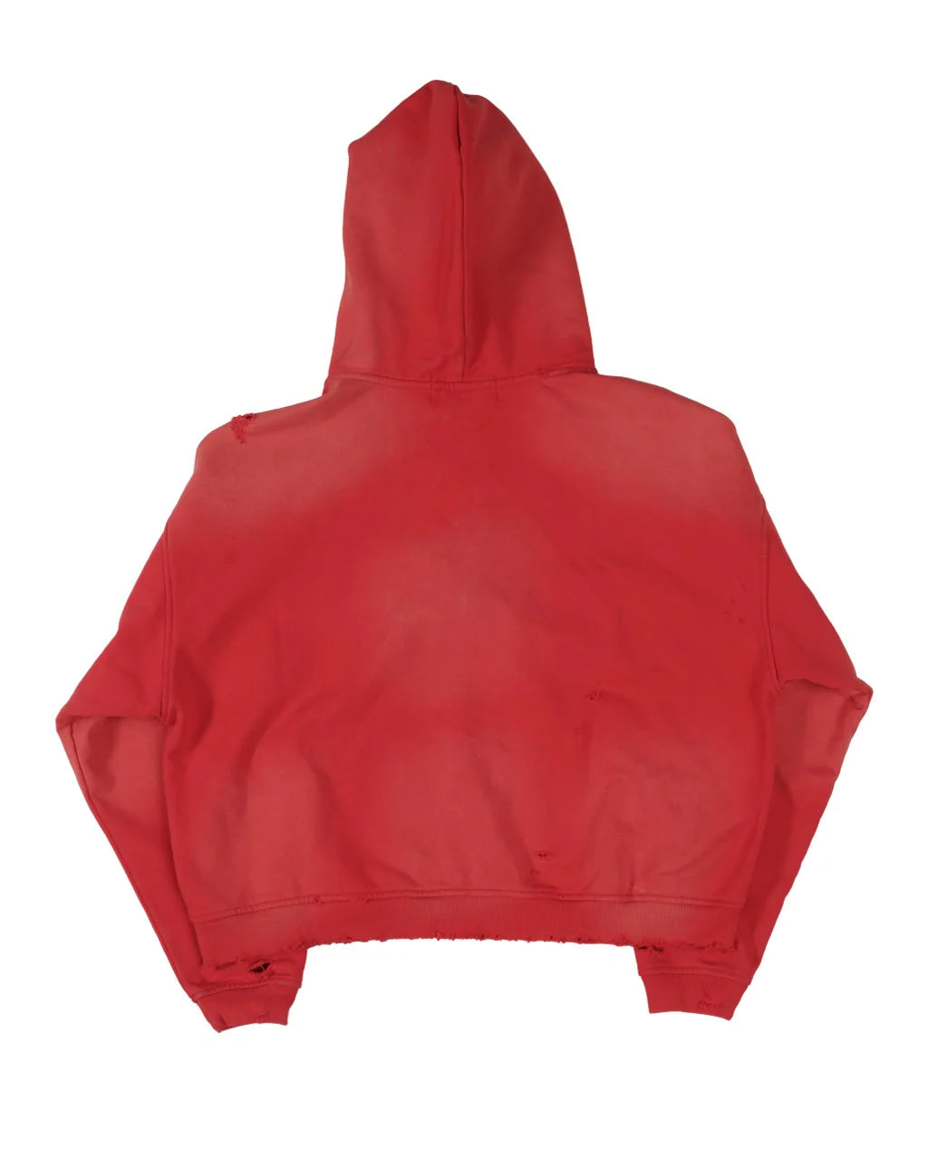 Faded Crimson Zip Up Hoodie - BEV C multi label store