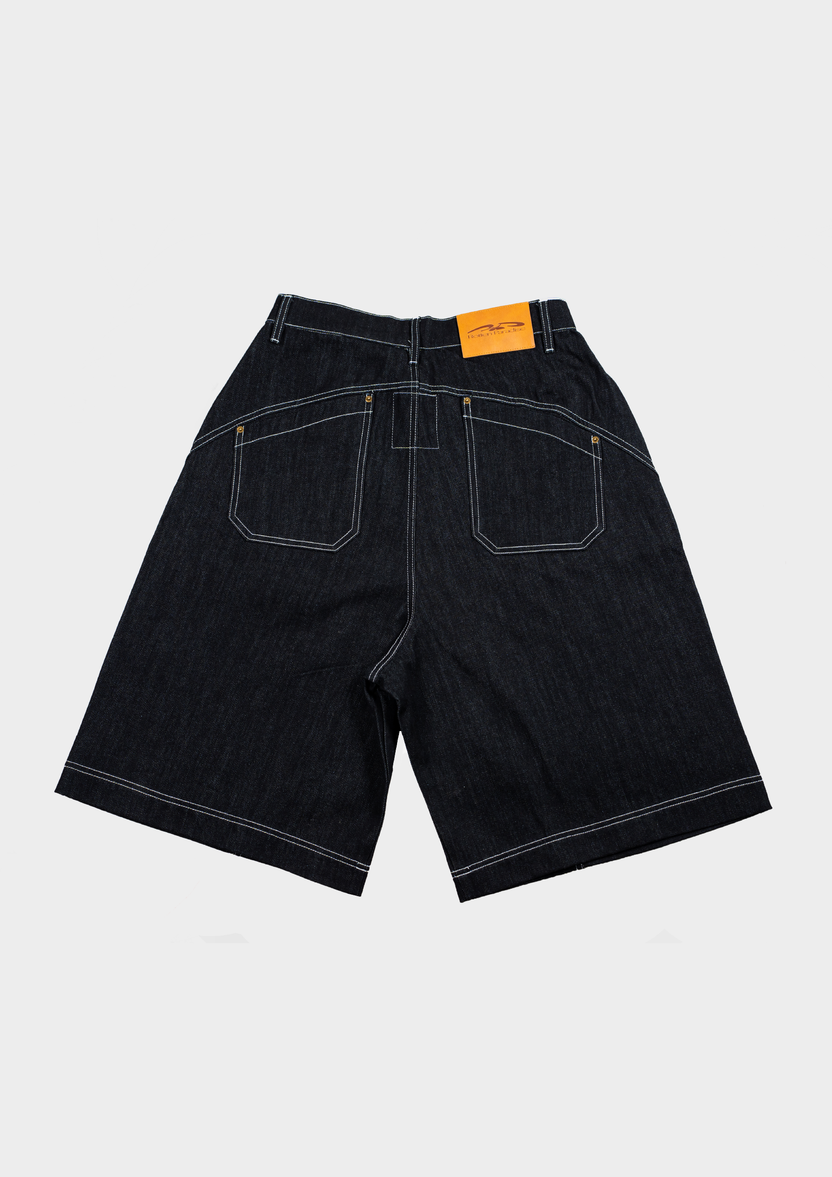Drift Line Wide Fit Shorts Denim - BEV C multi label store