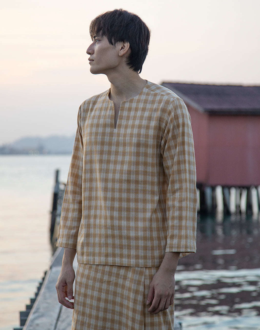 Baju Atas (Biscotti Plaid) - BEV C multi label store