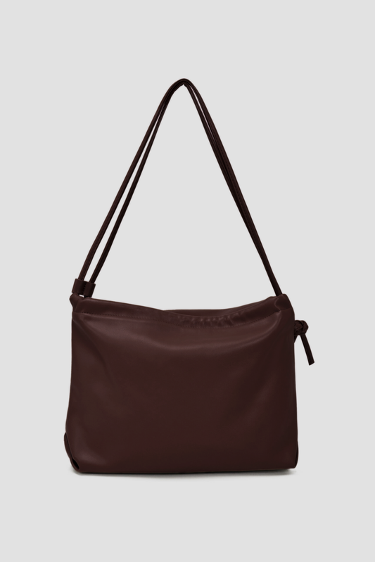 Double Strap Envelope Leather Bag (Wine) - BEV C multi label store