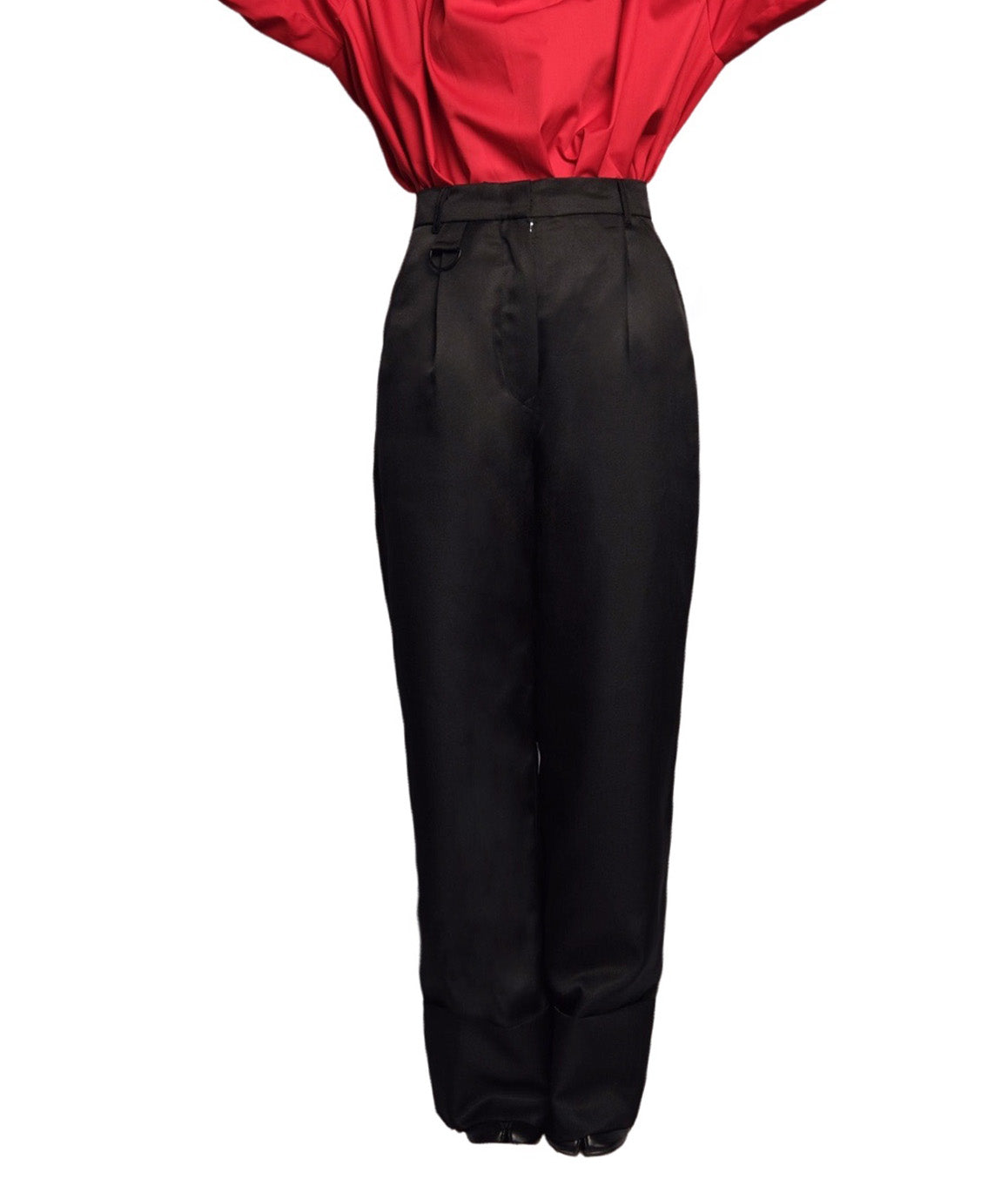 Highwaist Long Pants with Ring (Black) - BEV C multi label store